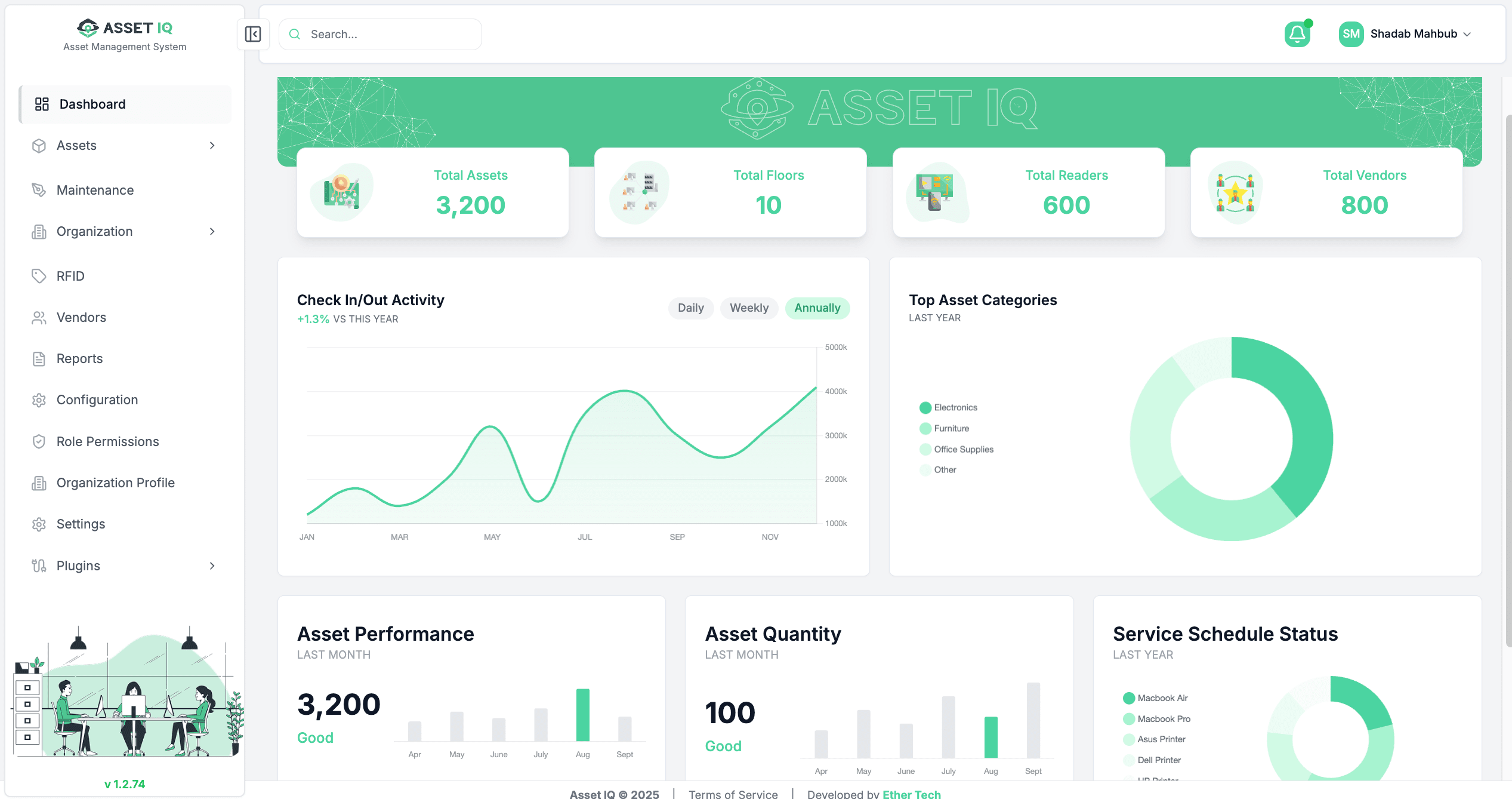 AssetIQ - RFID-based Asset Management System